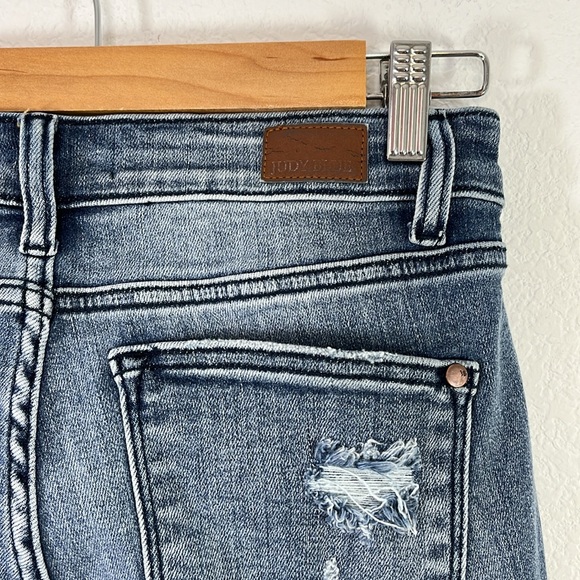 Judy Blue Distressed Straight Jeans size 5/27 Women’s Jeans - Picture 6 of 10